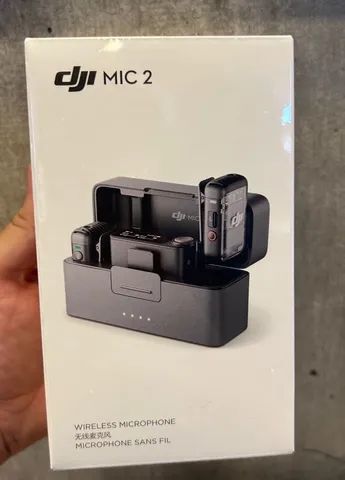 Microfone dji Mic 2  ( 2 microfone + 1 receptor + 1 case)  