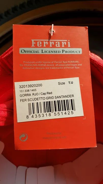 Boné Original da Fabrica Scuderia Ferrari - Vermelho - Foto 4