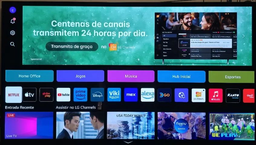 Smart TV 55 LG OLED55B3PSA Inteligência Artificial AI ThinQ - Foto 2
