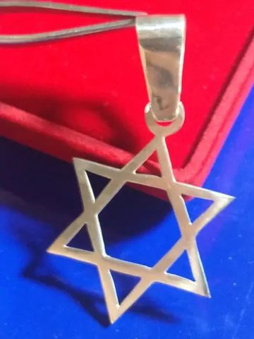 Pingente Estrela de Davi 6.60 Gramas 40 mm Maciça sem Aro - Foto 5