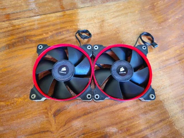 CORSAIR SP120 HP 120mm Fan (2 peças) e CORSAIR AF140 Quiet Edition 140 mm Fan (1 peça) - Foto 3