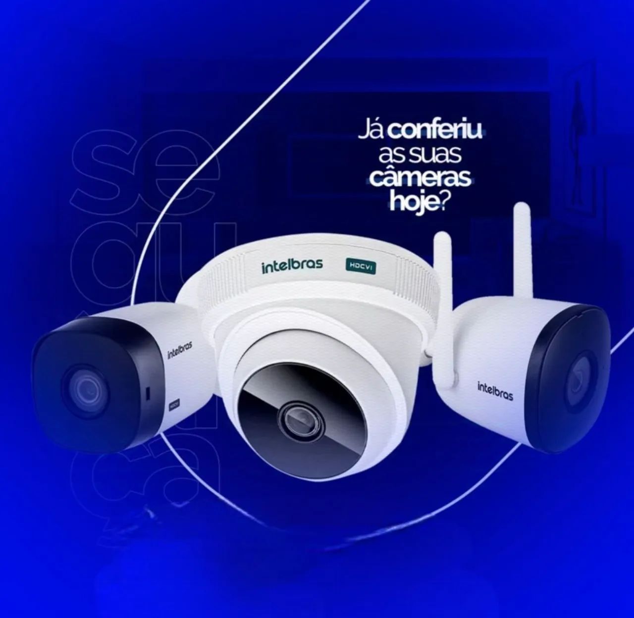 Kit de câmera original, Segurança Completa!