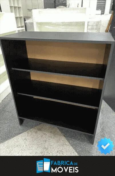 Balcão Caixa em L + Balcão Atendimento - Preto - Foto 3