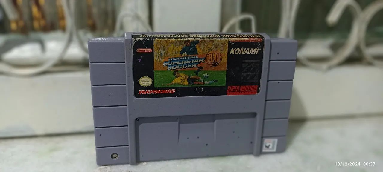 Jogo Internacional Superstar Soccer - Super Nintendo