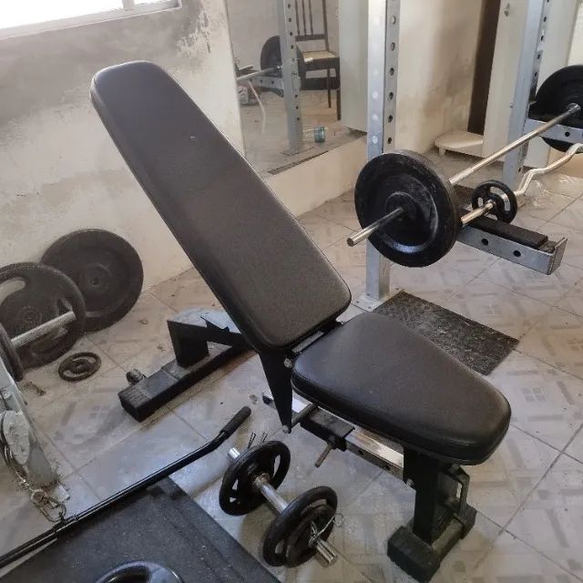 Banco Regulável Preto R-S Rope Store