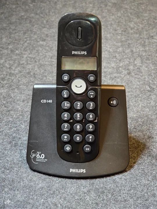 Telefone sem fio Philips 6GHz CD140