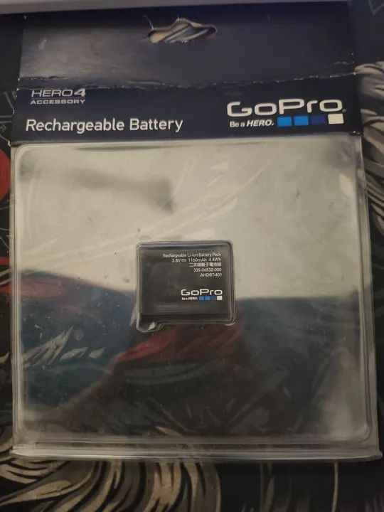 Bateria para GoPro Hero 4 Original e Lacrada