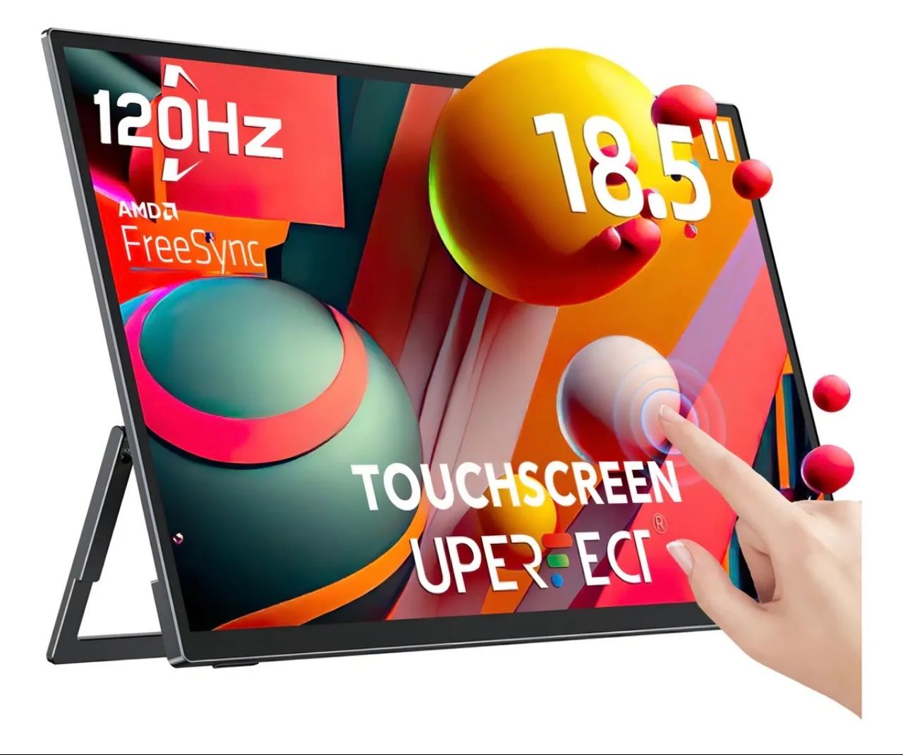 Monitor Portátil Uperfect 18,5 Polegadas Touch Screen Full HD - Foto 5