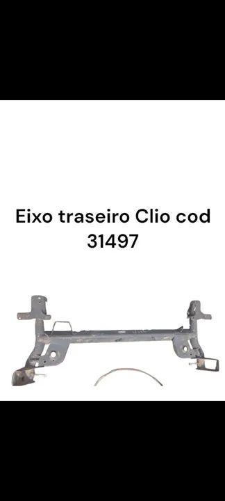 Eixo Traseiro Clio Cod 31497