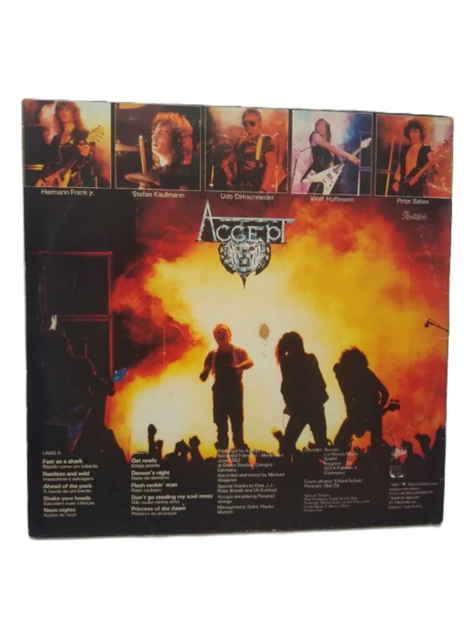 Accept. Restless & Wild 1983 - Foto 3