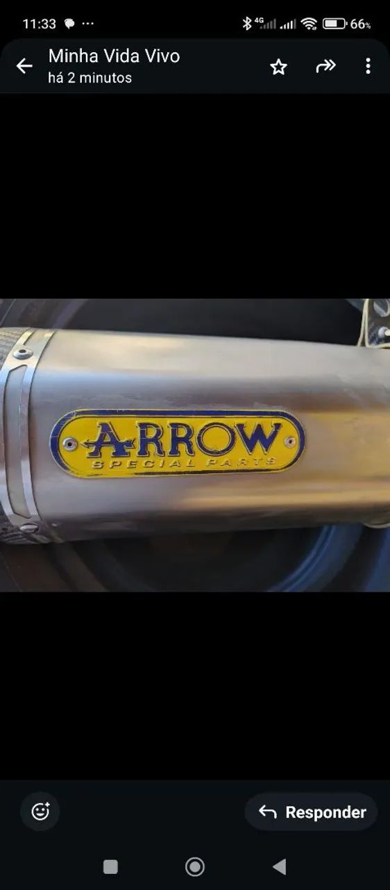 Escapamento Arrow Tiger 800