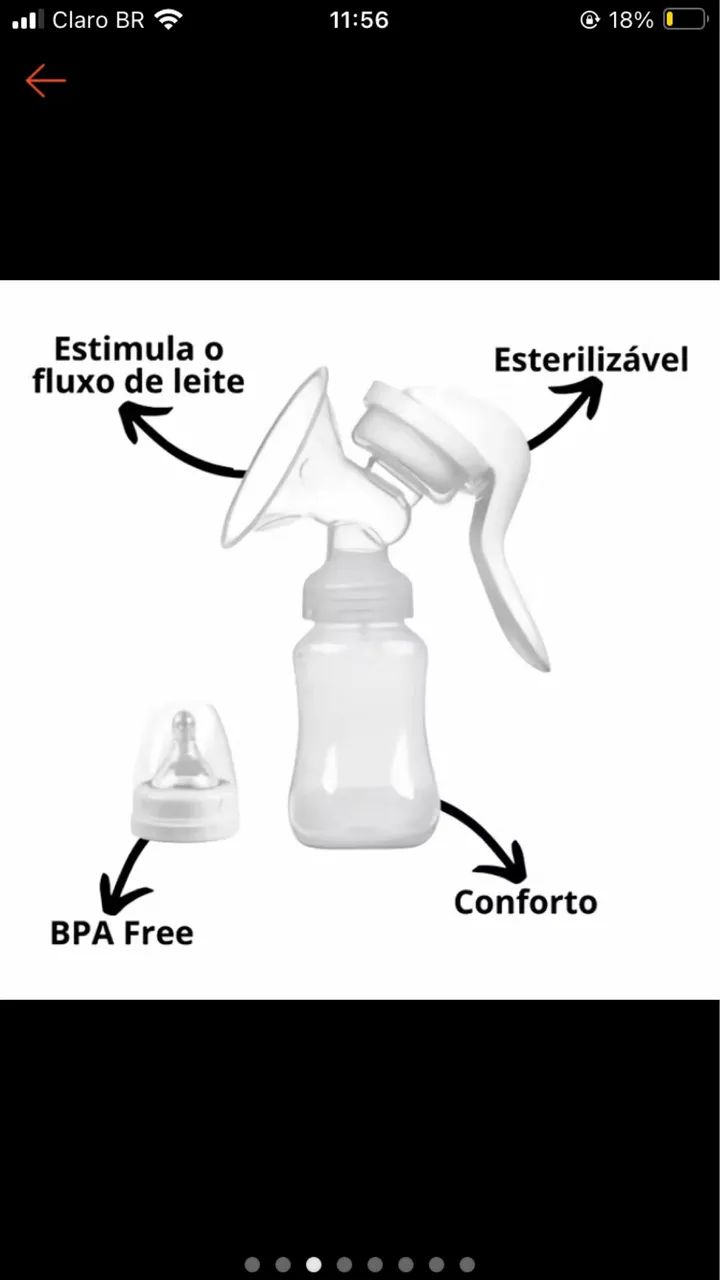 Bomba para retirar leite - Foto 2