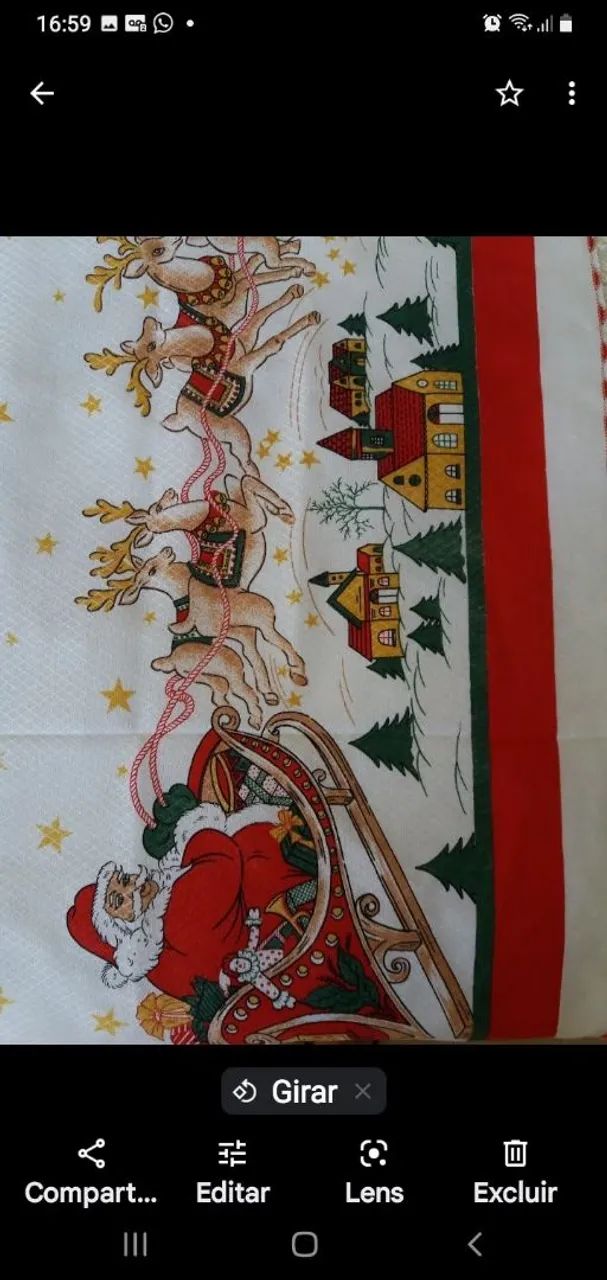 Toalha mesa de natal 64299978584195120