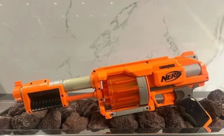 combo 02 nerf dart tag - lançador com 10 dardos cada - Foto 2