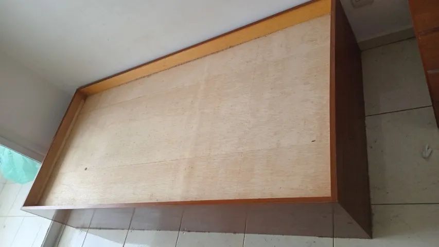 Cama turca de solteiro ( madeira mogno) - Foto 2
