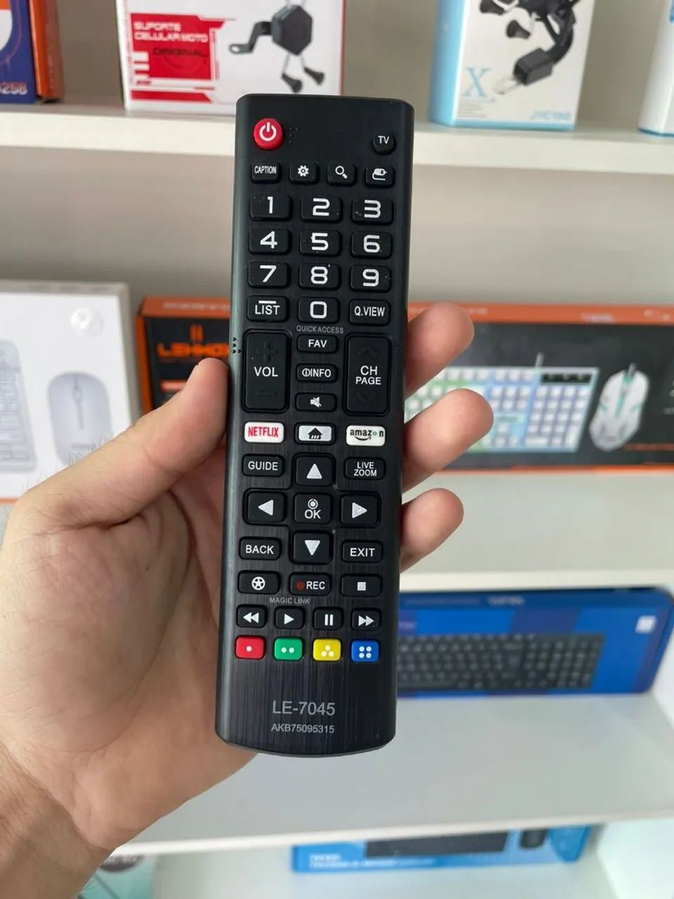 Controle LG smart tv - vai com pilhas (entregamos)