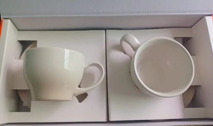 Set Canecas Capuccino Com Pires Merengue Le Creuset