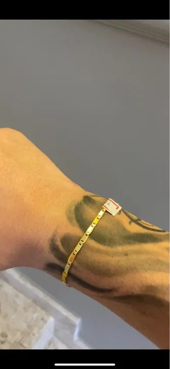 Pulseira Piastrine Moeda Antiga Pronta Entrega 