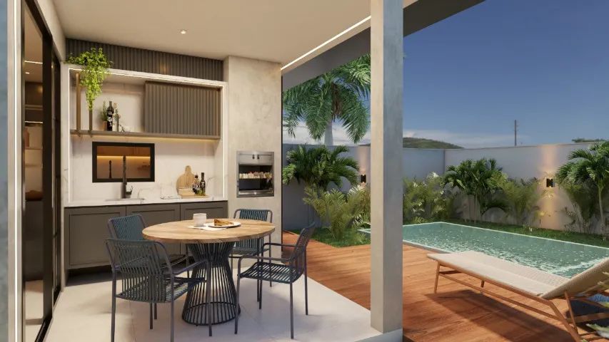 Casa duplex com quatro suítes  no  Eusébio  - 109m² - Foto 4