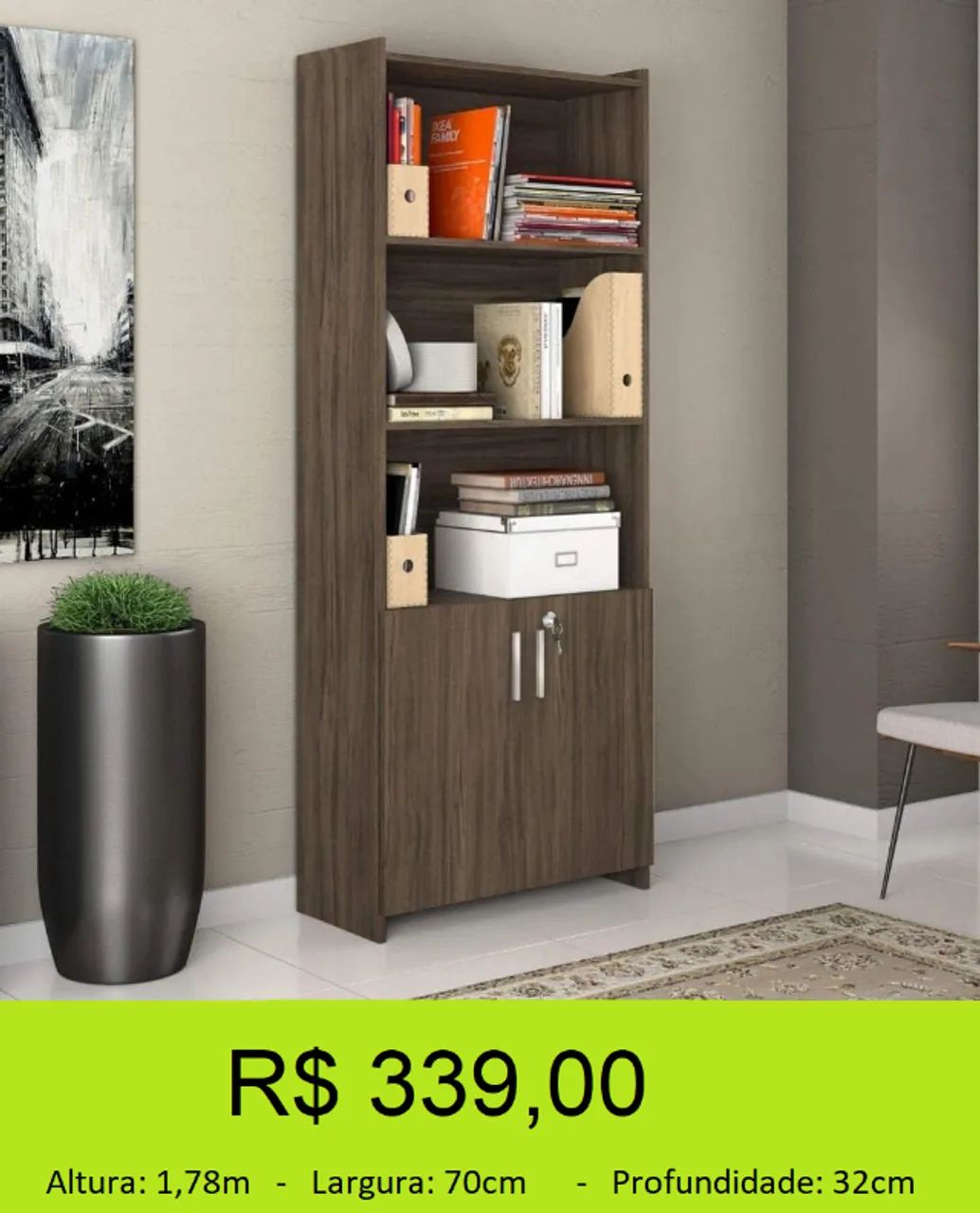Multi uso para escritório duas portas - Foto 3