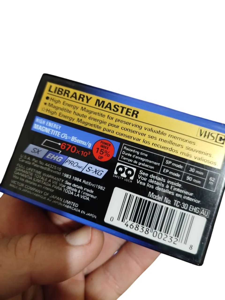 Fita VHS-C  JVC TC-30 - Foto 3