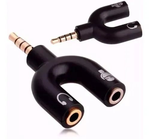 Adaptador Splitter P3 Headset Fone Microfone P2 X P3 Y