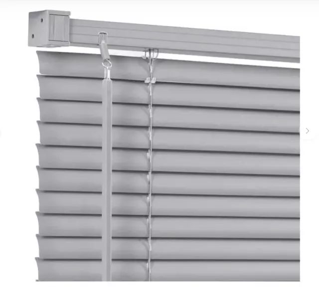 Persiana Horizontal Block PVC CINZA 1x1,60m Topflex - Foto 3