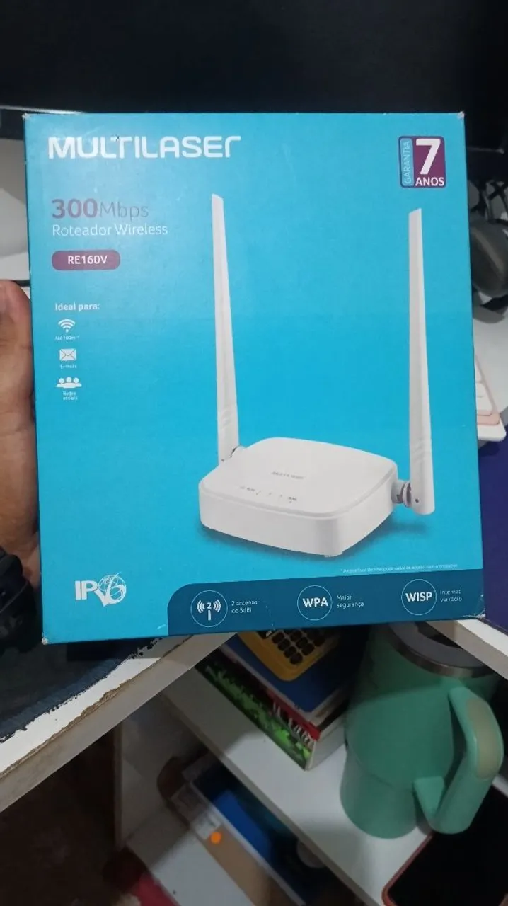 Roteador Wireless Multilaser RE160V 300Mbps