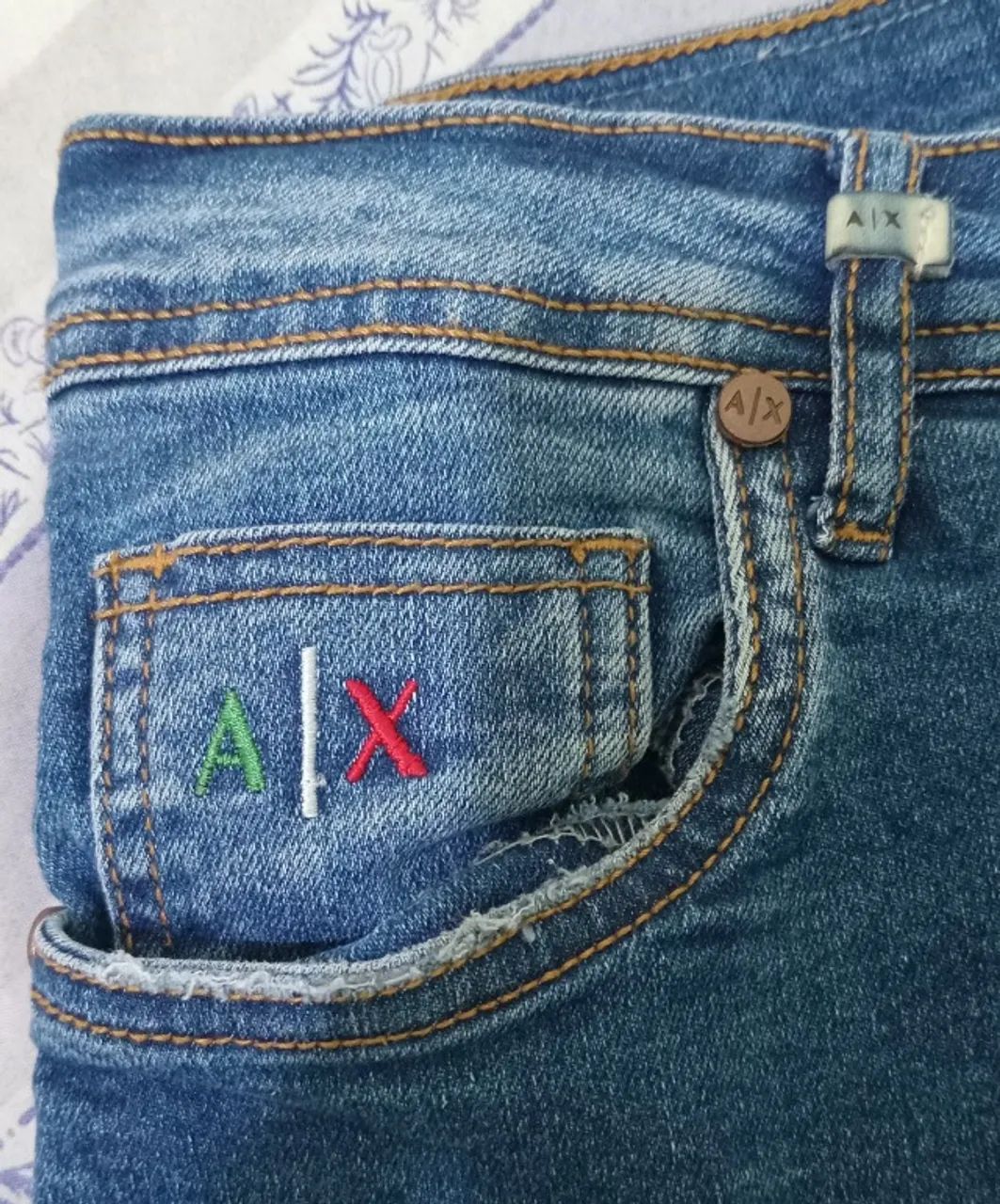 Calça Jeans Armani Exchange Slim Fit  - Foto 4