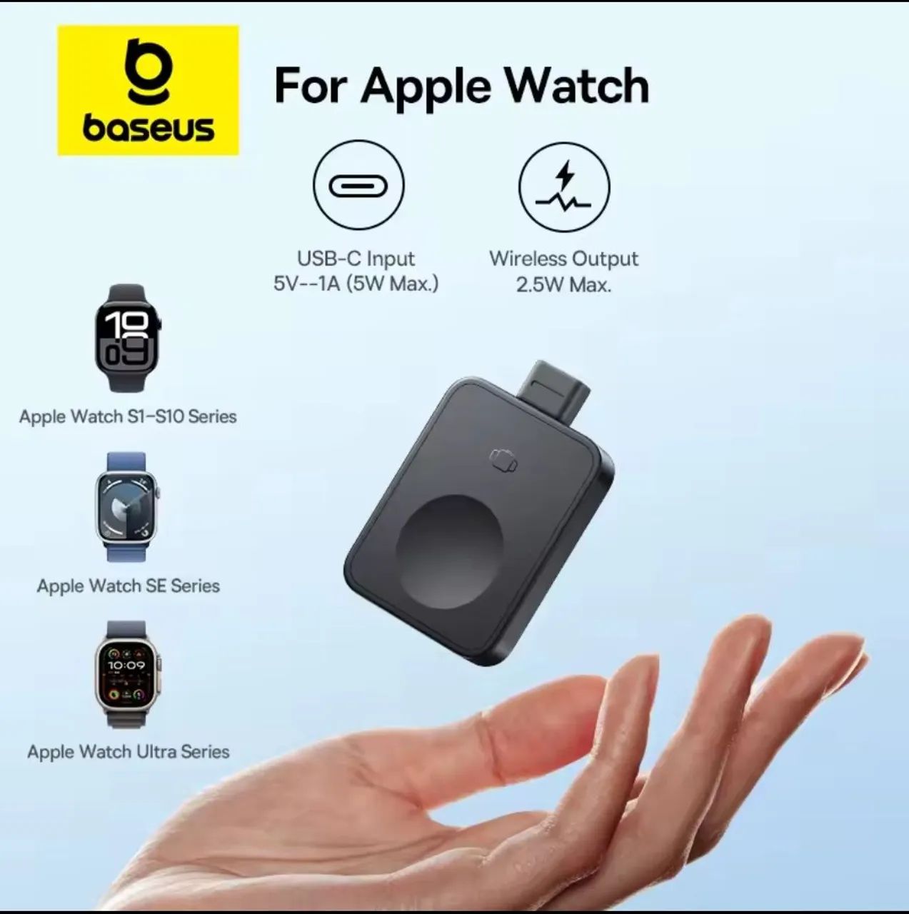 Carregador 2.5W Wireless Baseus para Apple Watch  - Foto 3