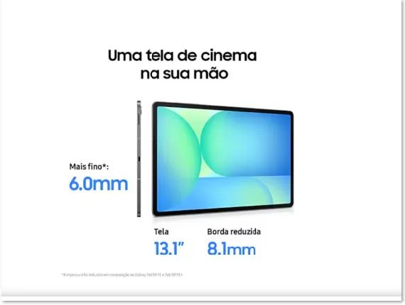 Tablet Samsung S10 FE+ PLUS, Novos Lacrados, Loja Física, Garantia 1 ano, Parcelamos - Foto 3