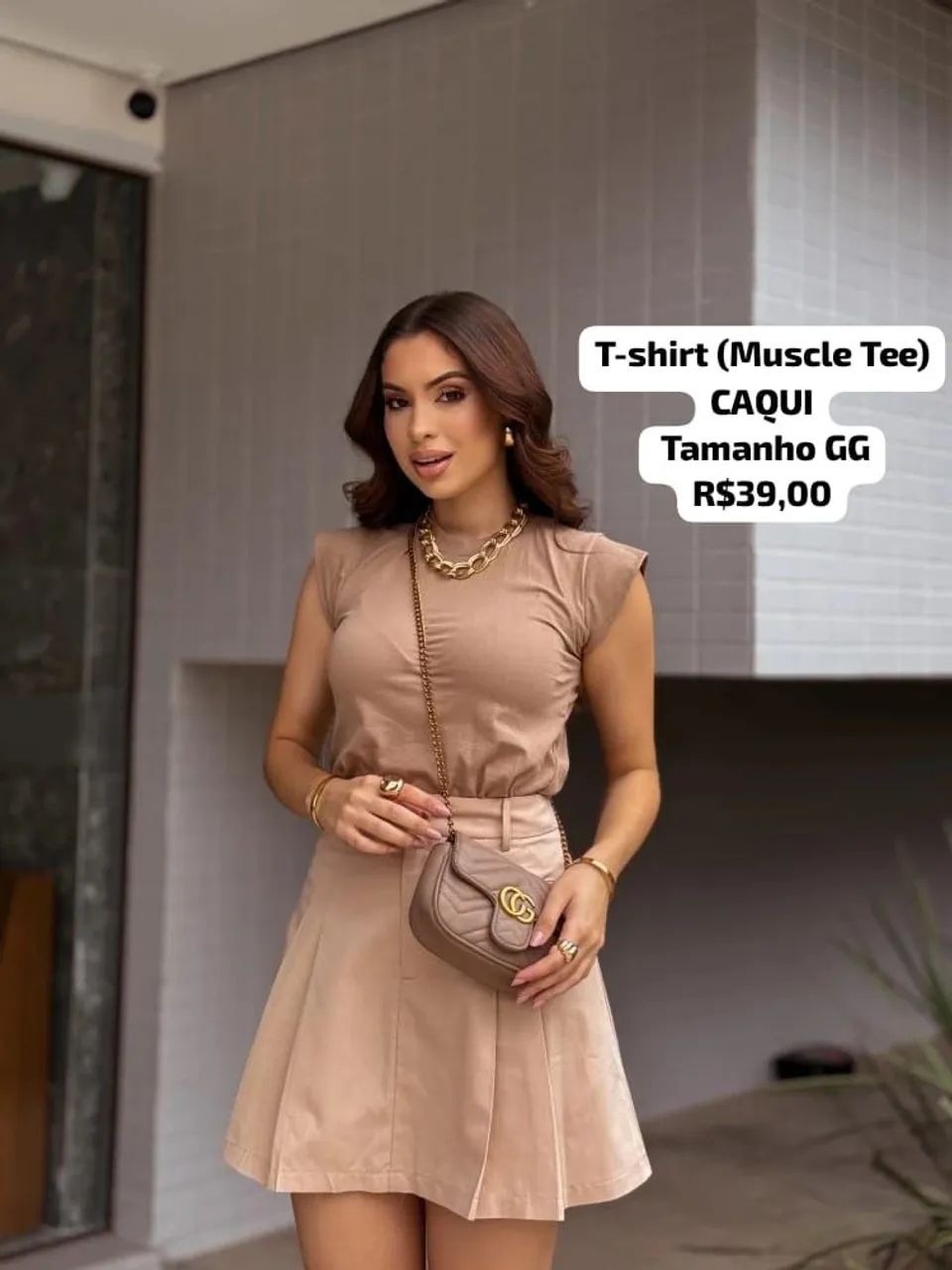 T-shirt Muscle Tee  GG  - Foto 3