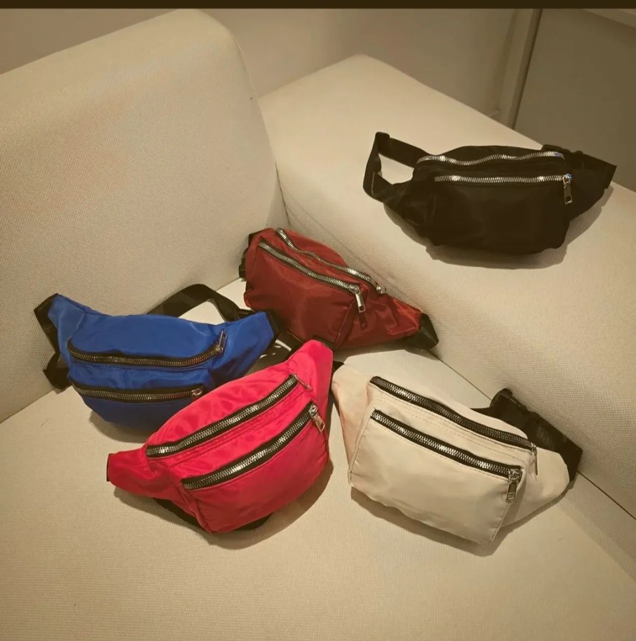 Pochete Celular Bolsa Academia Cintura 2 Compartimentos Nostalgia