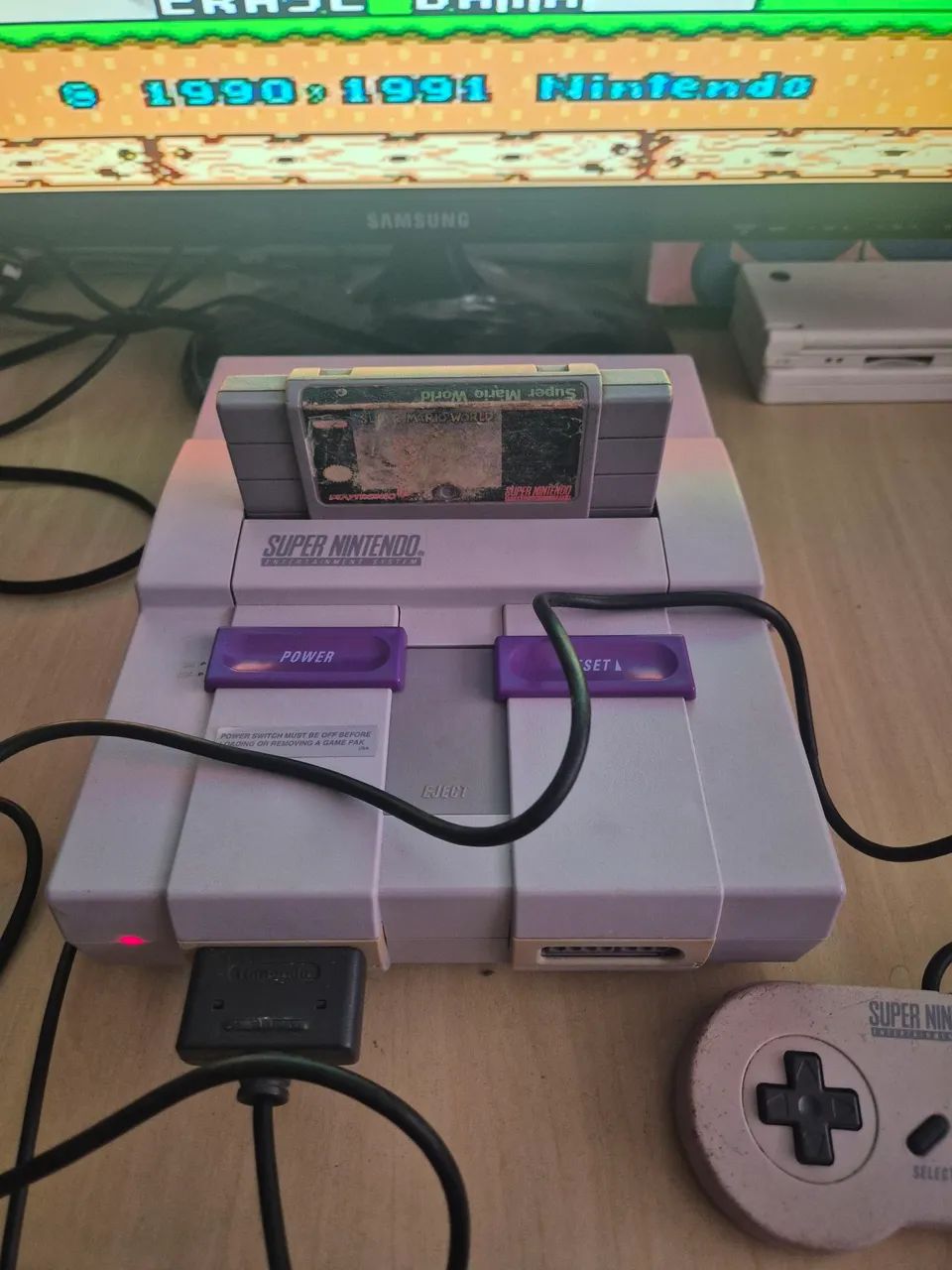 Super Nintendo + Mario World - Foto 2