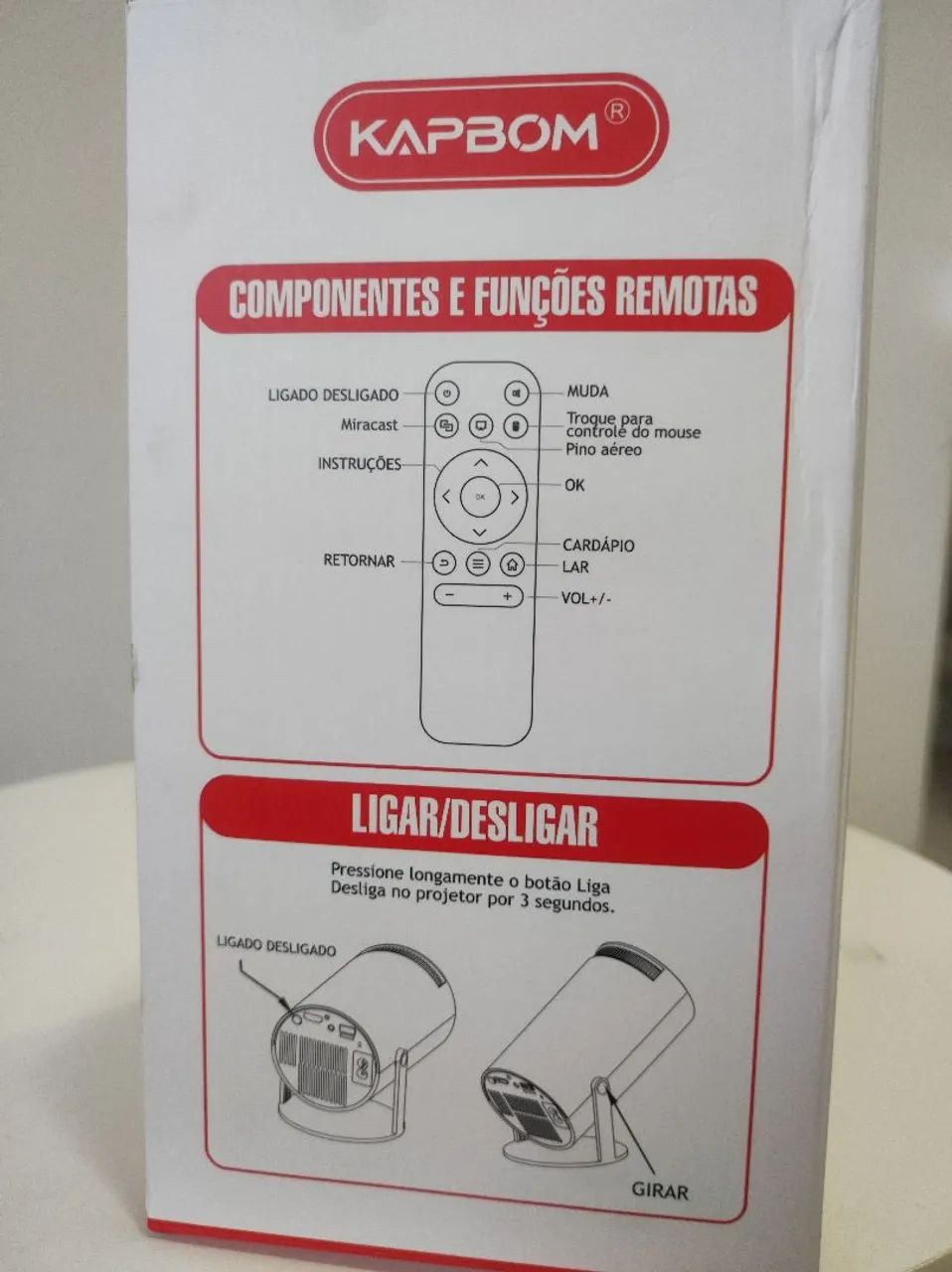 Projetor Kapbom KA-HY300 Ultra HD - Foto 4