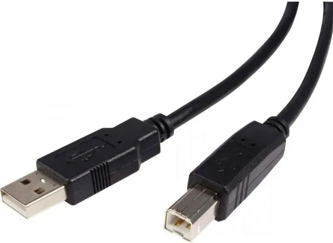 Cabo Para Impressora Pluscable Usb 2 1.8M AM/BM - PC-USB1801, Preto