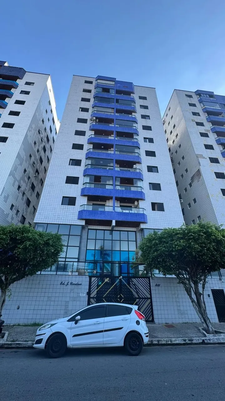 Apartamento à venda em Praia Grande-SP, Ocian: 2 quartos, 1 suíte, sala, 2 banheiros, gara