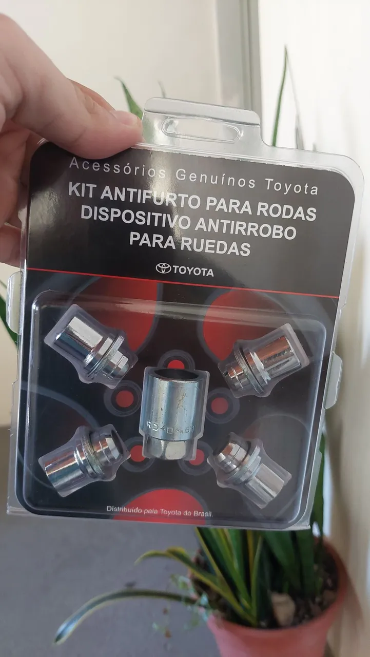 Kit Antifurto Toyota para Rodas - Original