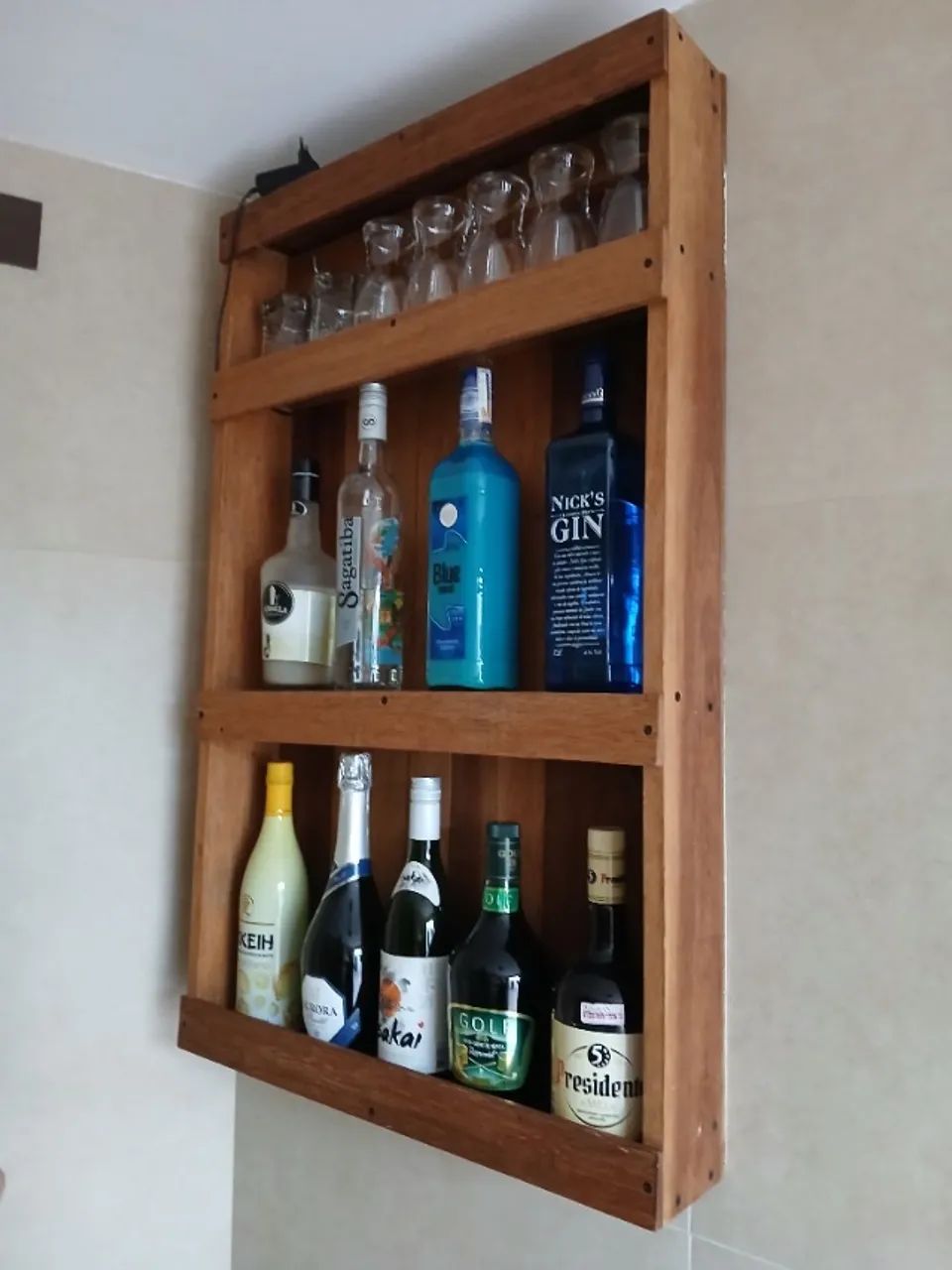 Bar de parede (Com Led multicor) - Foto 4