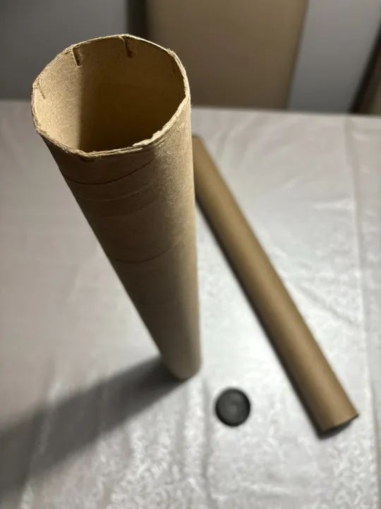 2 Tubos Postais 60 cm (Novos e com Tampa) - Foto 3