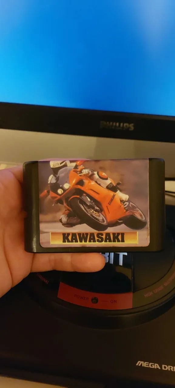 Fita Kawasaki Super Bikes - Mega Drive