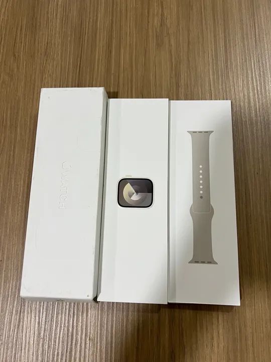 Caixa vazia de Apple Watch S9 45MM Starlight 