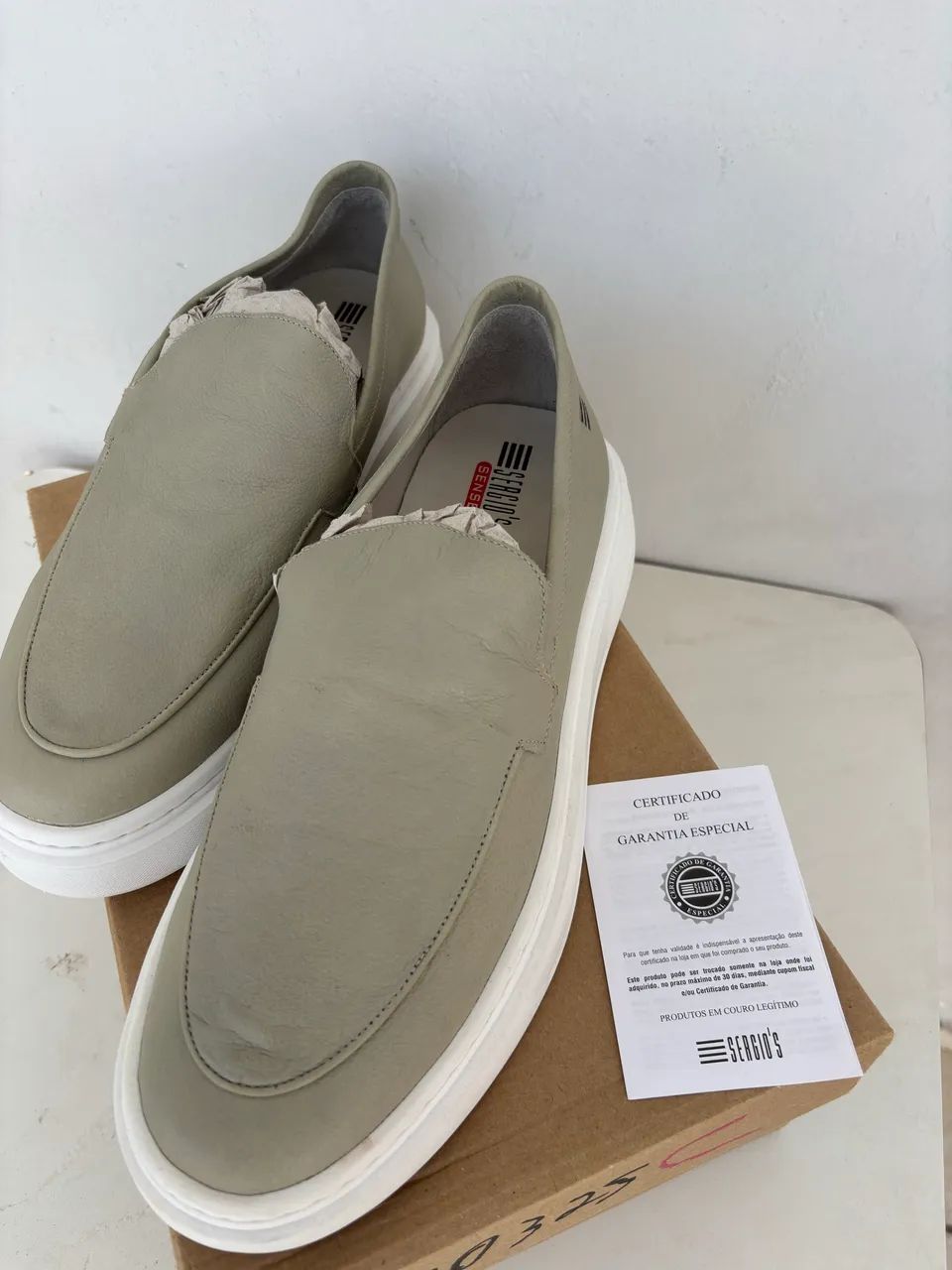 Sandália Lojas CalÃ§ados Sergio Sapato Sergio?s Casual Em Couro