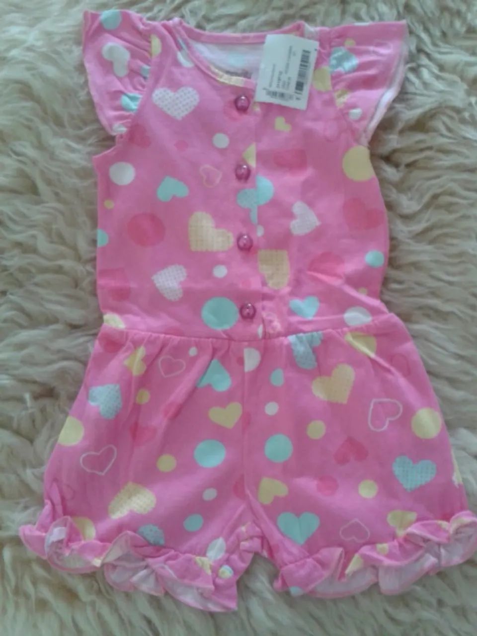 Kit com 5 peças para bebe Tam M 