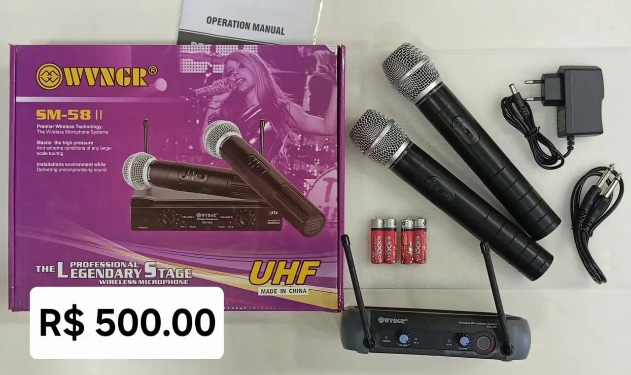 Microfones sem fios
