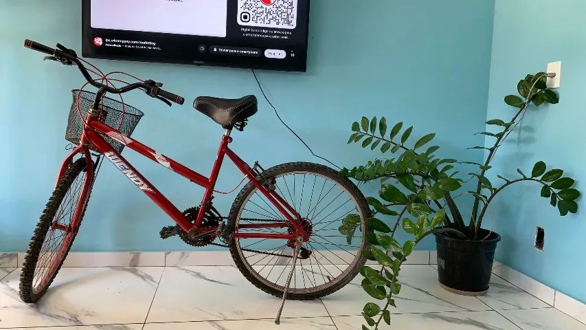 Bicicleta Feminina Aro 26, com cesta, Marca Wendy R$600,00 - Foto 4