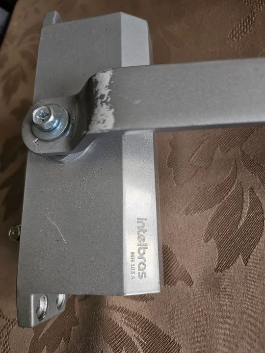 Controle de Acesso Biométrico Intelbras Bio Inox Plus SS 311E + kit de fechadura + mola - Foto 4