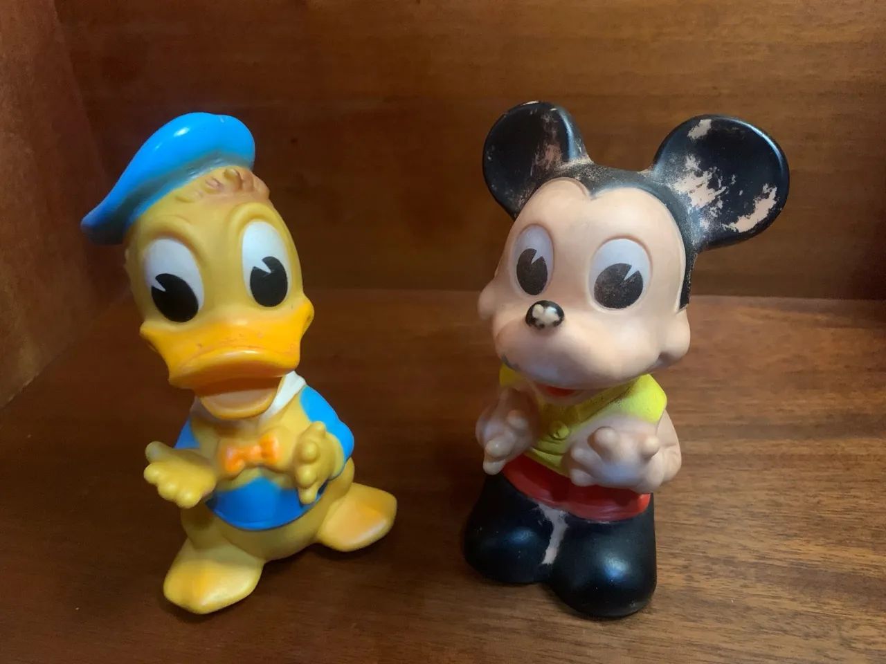 Brinquedos: Bonecos Disney Donald e Mickey Antigos - Foto 2