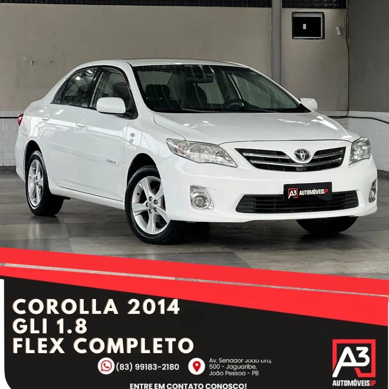 Toyota Corolla 2014 GLi 1.8 Flex Completo Automatico