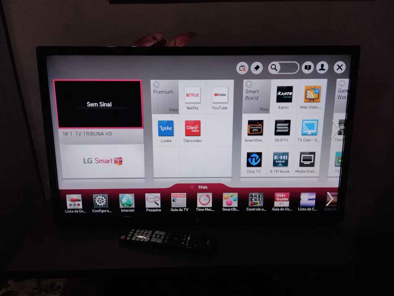 TV LG Smart TV 18-1 polegadas